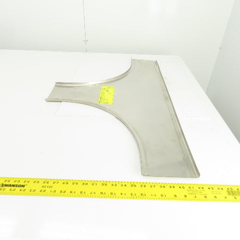 Cooper HT12 Stainless Steel Cable Tray Race Horizontal 6" Tee Cover 12"Radius