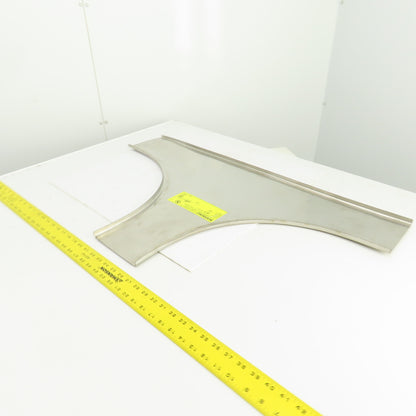 Cooper HT12 Stainless Steel Cable Tray Race Horizontal 6" Tee Cover 12"Radius