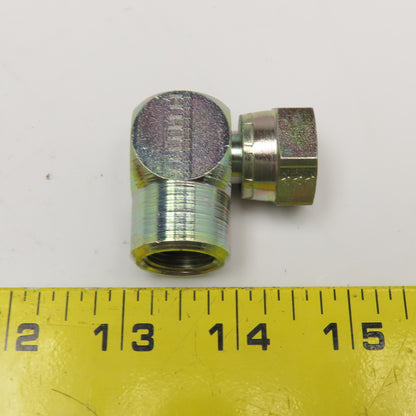 Aeroquip 2048-6-6S 3/8" (-6) NPSM Female Swivel x 3/8-18 Female NPT