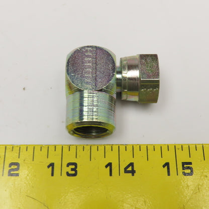 Aeroquip 2048-6-6S 3/8" (-6) NPSM Female Swivel x 3/8-18 Female NPT