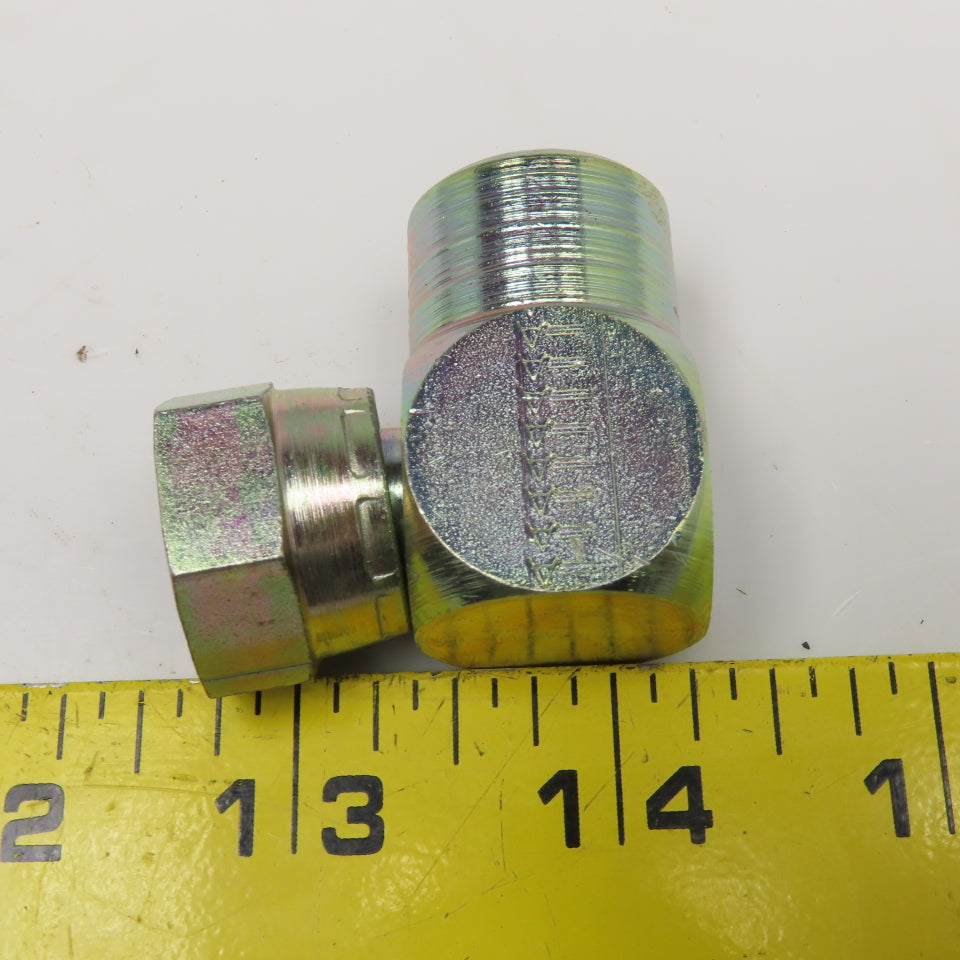 Aeroquip 2048-6-6S 3/8" (-6) NPSM Female Swivel x 3/8-18 Female NPT