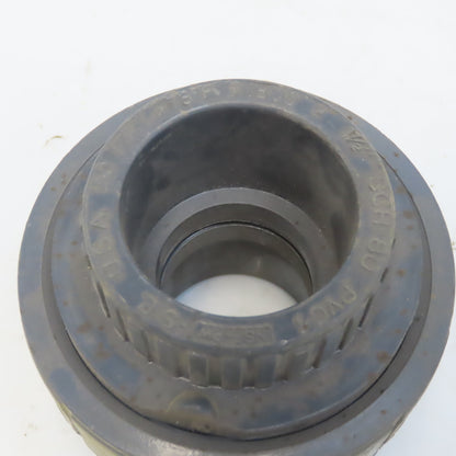 NIBCO 1-1/2" Slip Straight Union Connector Pipe Coupling Schedule 80 Lot of 7