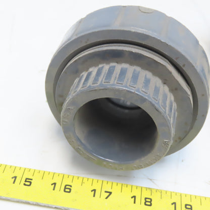NIBCO 1-1/2" Slip Straight Union Connector Pipe Coupling Schedule 80 Lot of 7