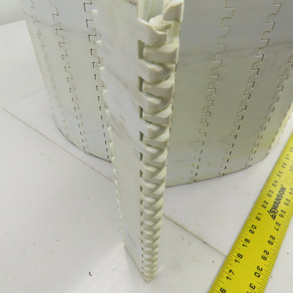 Intralox S800-OHFT Open Hinge Flat Top Plastic Conveyor Belt 42' L x 11-7/8" W