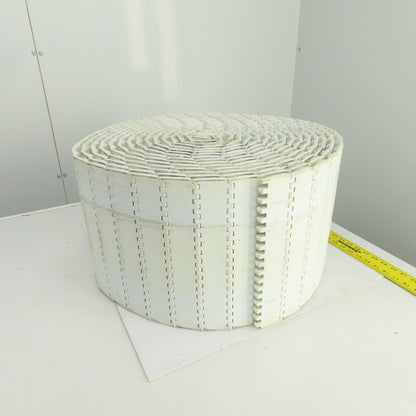 Intralox S800-OHFT Open Hinge Flat Top Plastic Conveyor Belt 42' L x 11-7/8" W
