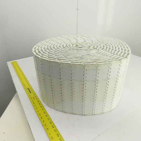Intralox S800-OHFT Open Hinge Flat Top Plastic Conveyor Belt 42' L x 11-7/8" W
