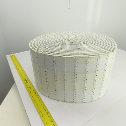 Intralox S800-OHFT Open Hinge Flat Top Plastic Conveyor Belt 42' L x 11-7/8" W