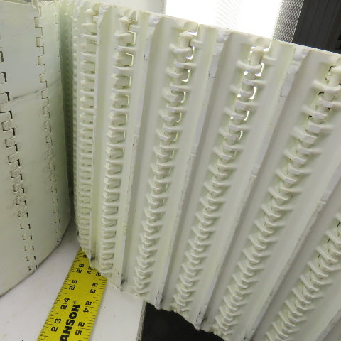 Intralox S800-OHFT Open Hinge Flat Top Plastic Conveyor Belt 42' L x 11-7/8" W