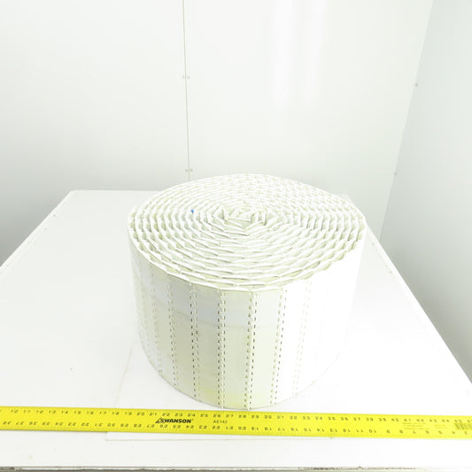 Intralox S800-OHFT Open Hinge Flat Top Plastic Conveyor Belt 42' L x 11-7/8" W