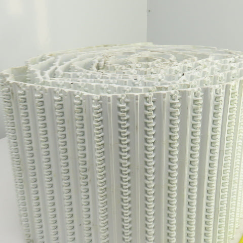 Intralox S800-OHFT Flat Top Cleated Plastic Conveyor Belt 35' L x 17-3/4" W