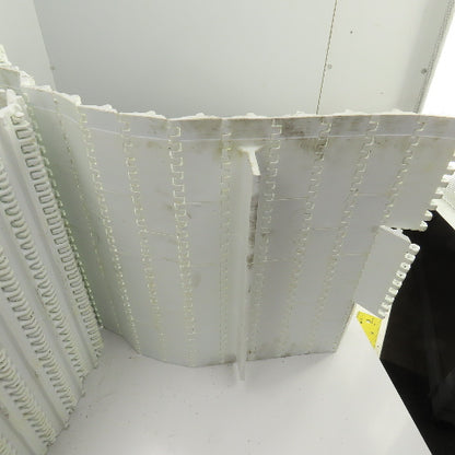 Intralox S800-OHFT Flat Top Cleated Plastic Conveyor Belt 35' L x 17-3/4" W