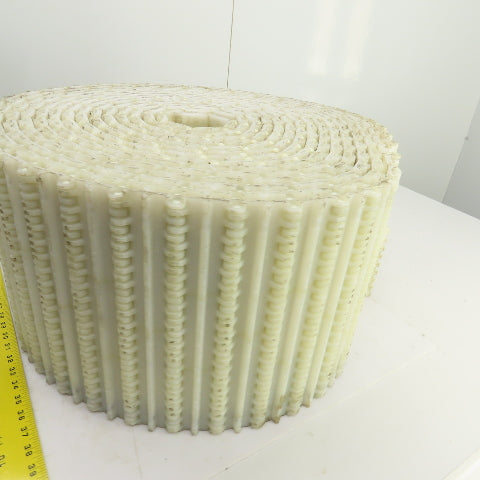Intralox S800 Open Hinge Flat Top Plastic Conveyor Belt 53' L x 12" W