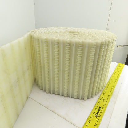 Intralox S800 Open Hinge Flat Top Plastic Conveyor Belt 30' L x 12" W