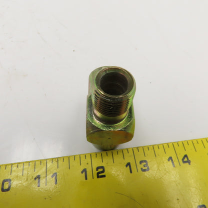 3/8 NPT Male x 3/8 NPT Female x 3/8 NPT Female Steel Hydraulic Run Tee Lot Of 3