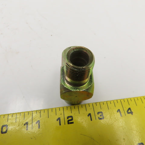 3/8 NPT Male x 3/8 NPT Female x 3/8 NPT Female Steel Hydraulic Run Tee Lot Of 3