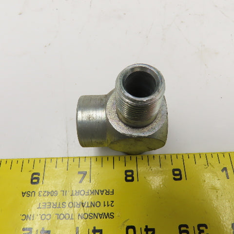 Lenz 3/8 NPT Male x 3/8 NPT Female x 3/8 NPT Female Hydraulic Run Tee Lot Of 4