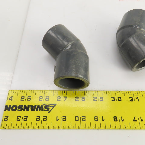 Colonial SCH-80 PVC 1" 45° Degree Slip Elbow Fitting Lot Of 7