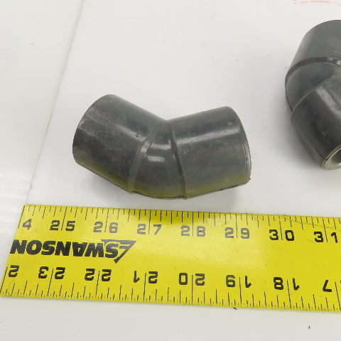 Colonial SCH-80 PVC 1" 45° Degree Slip Elbow Fitting Lot Of 7