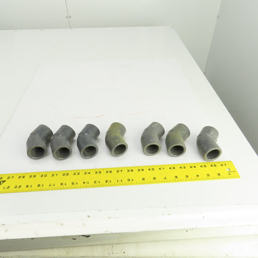 Colonial SCH-80 PVC 1" 45° Degree Slip Elbow Fitting Lot Of 7
