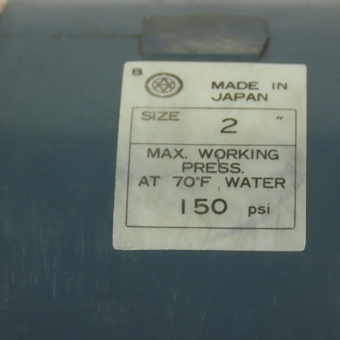 ASAHI Valve Duo-Bloc 2" Slip Gray PVC Ball Valve  Full Flow 150 PSI