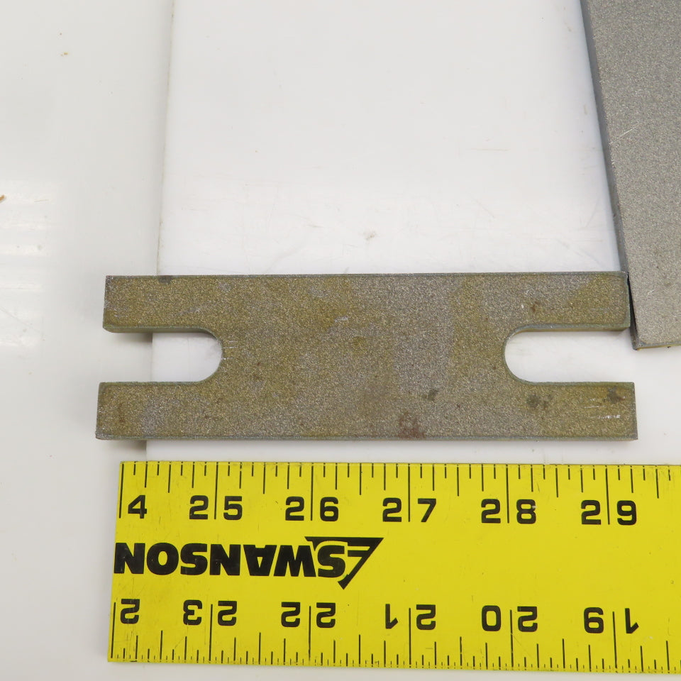 5-1/2" L x 1-3/4" W x 1/4" Thk. Slotted Hold Down Finger Edge Clamp Lot Of 8