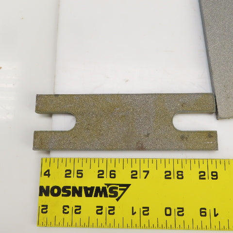 5-1/2" L x 1-3/4" W x 1/4" Thk. Slotted Hold Down Finger Edge Clamp Lot Of 8
