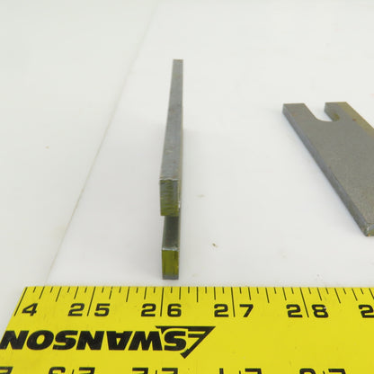 5-1/2" L x 1-3/4" W x 1/4" Thk. Slotted Hold Down Finger Edge Clamp Lot Of 8