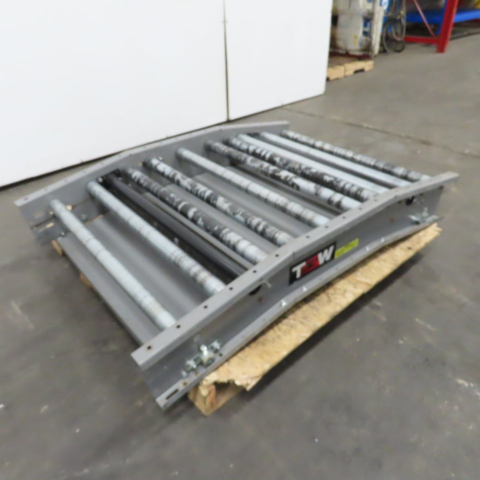 TGW 34" Wide x 54" Roller Bed Double Noseover Conveyor Discharge Section