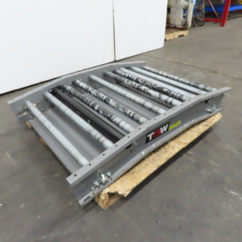 TGW 34" Wide x 54" Roller Bed Double Noseover Conveyor Discharge Section
