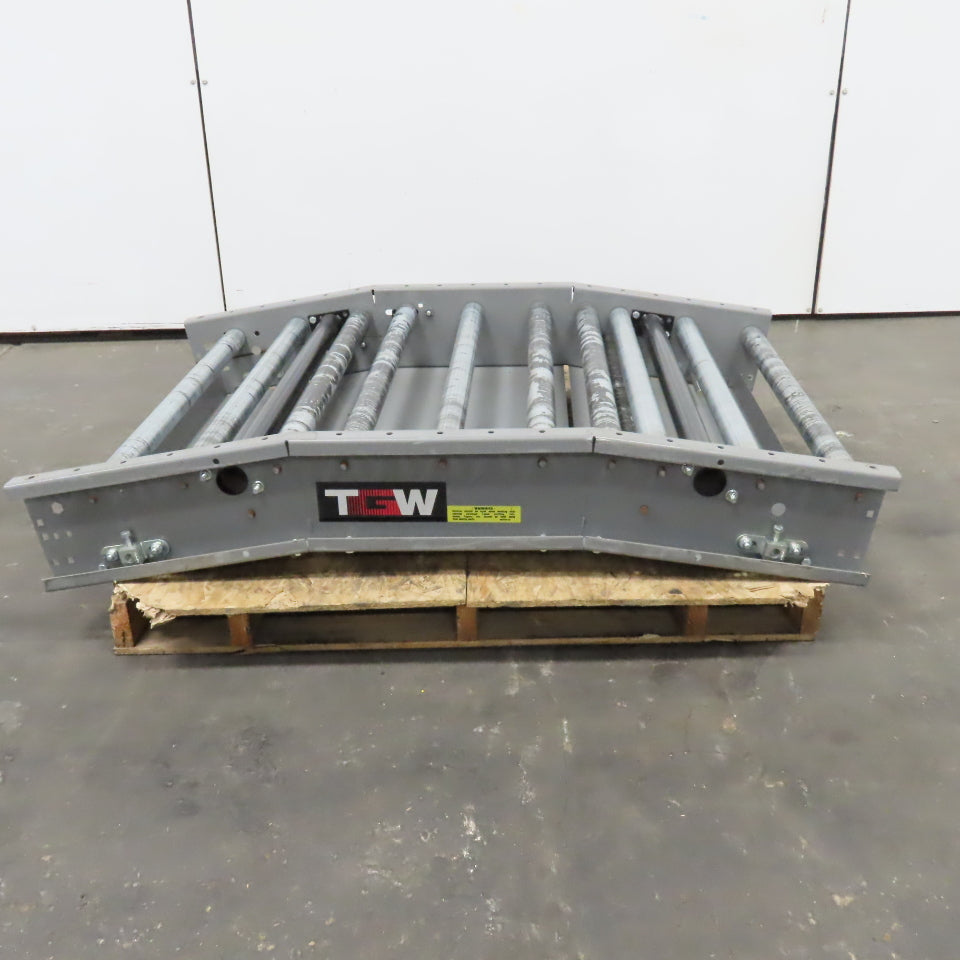 TGW 34" Wide x 54" Roller Bed Double Noseover Conveyor Discharge Section