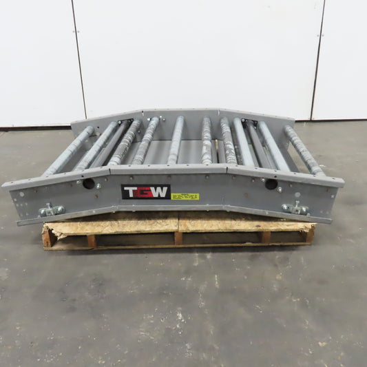 TGW 34" Wide x 54" Roller Bed Double Noseover Conveyor Discharge Section