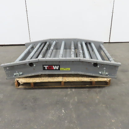 TGW 34" Wide x 54" Roller Bed Double Noseover Conveyor Discharge Section