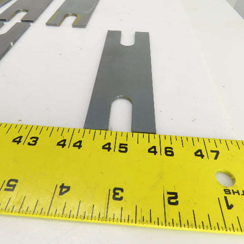 5-1/2" L x 1-3/4" W x 1/8" Thk. Slotted Hold Down Finger Edge Clamp Lot Of 16