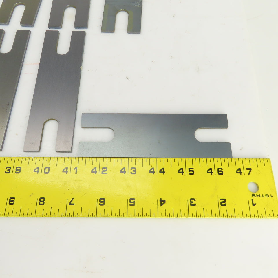 5-1/2" L x 1-3/4" W x 1/8" Thk. Slotted Hold Down Finger Edge Clamp Lot Of 16