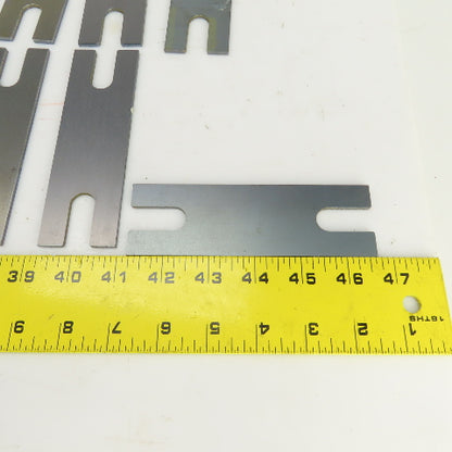 5-1/2" L x 1-3/4" W x 1/8" Thk. Slotted Hold Down Finger Edge Clamp Lot Of 16