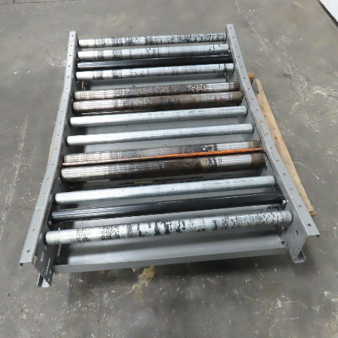 TGW 36CZB-BR-18 Cruz Belt 34" Roller Bed Noseunder End Bed Conveyor Section 52"