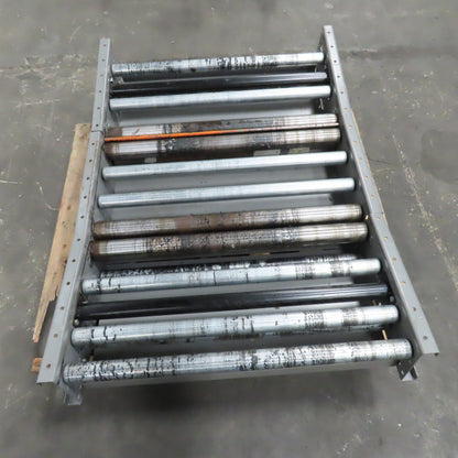 TGW 36CZB-BR-18 Cruz Belt 34" Roller Bed Noseunder End Bed Conveyor Section 52"