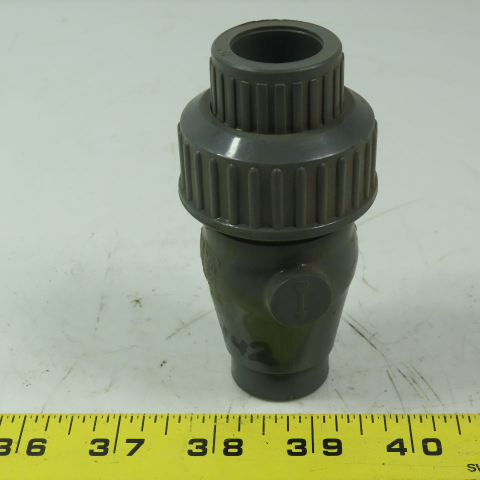 Colonial V072232 Ball Check Valve 1/2" Slip x FPT PVC  Lot of 2