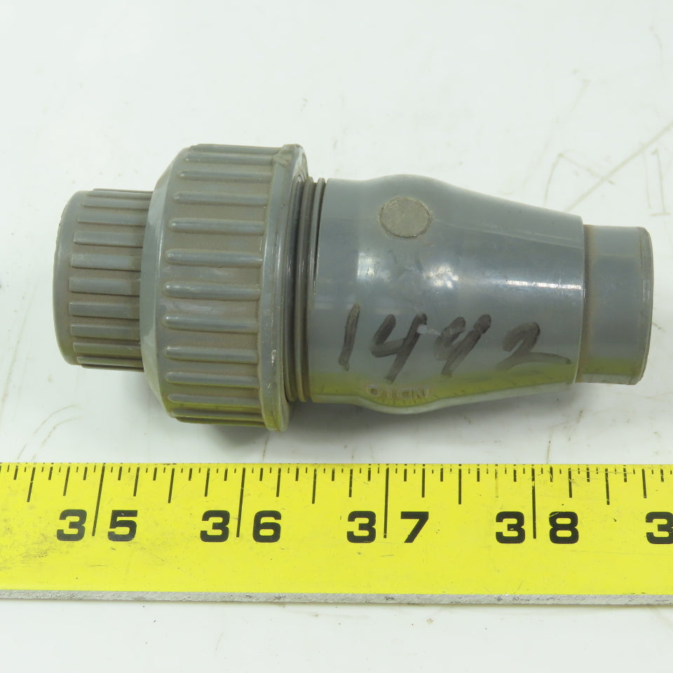 Colonial V072232 Ball Check Valve 1/2" Slip x FPT PVC  Lot of 2