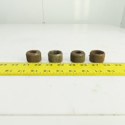 5/8" Tube x 1-1/16"-1.25TPI Adapter Nut Lot Of 4
