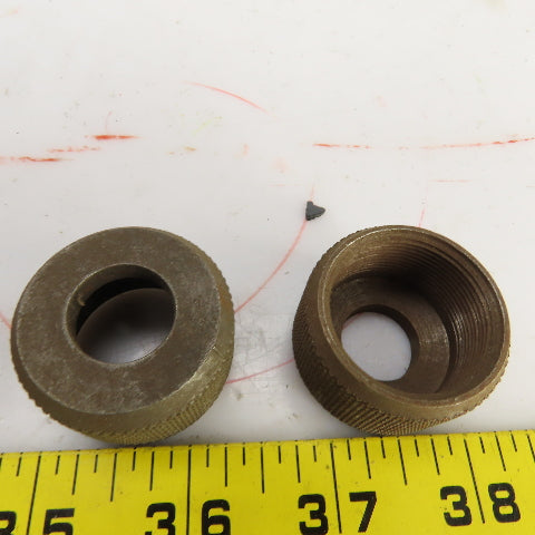 5/8" Tube x 1-1/16"-1.25TPI Adapter Nut Lot Of 4