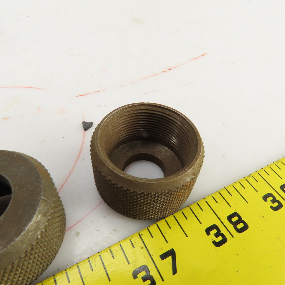 5/8" Tube x 1-1/16"-1.25TPI Adapter Nut Lot Of 4