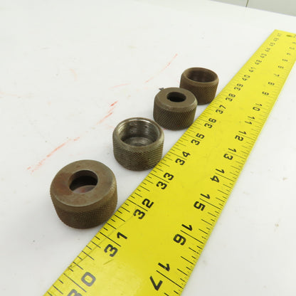 5/8" Tube x 1-1/16"-1.25TPI Adapter Nut Lot Of 4