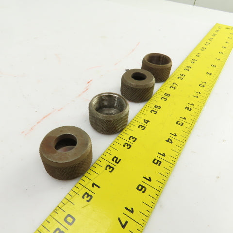 5/8" Tube x 1-1/16"-1.25TPI Adapter Nut Lot Of 4