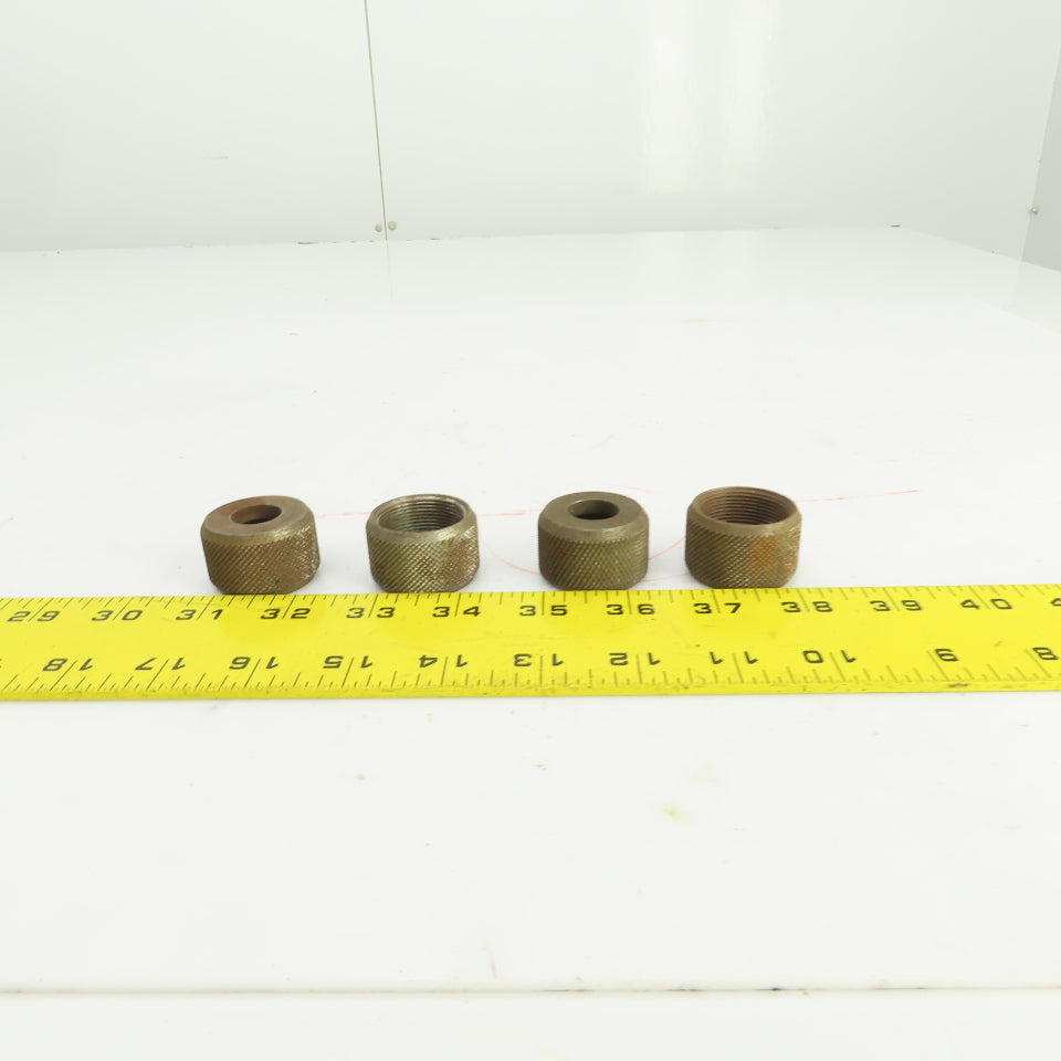 5/8" Tube x 1-1/16"-1.25TPI Adapter Nut Lot Of 4