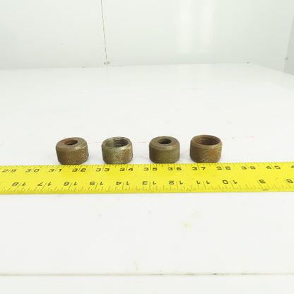 5/8" Tube x 1-1/16"-1.25TPI Adapter Nut Lot Of 4
