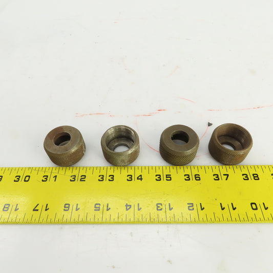 5/8" Tube x 1-1/16"-1.25TPI Adapter Nut Lot Of 4