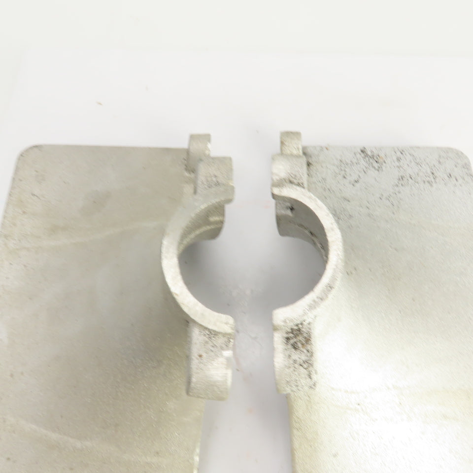 Cast Aluminum Adapter Column Base Bolt Together 1-7/8" Hole Set Of 2
