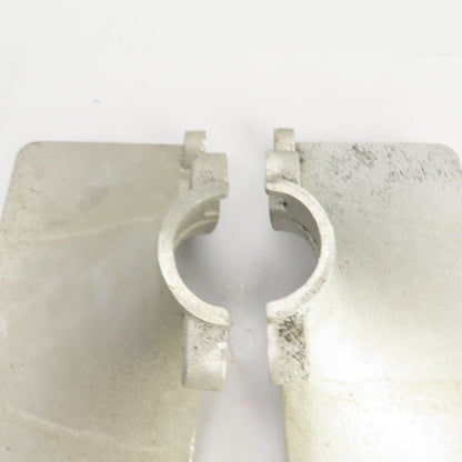 Cast Aluminum Adapter Column Base Bolt Together 1-7/8" Hole Set Of 2
