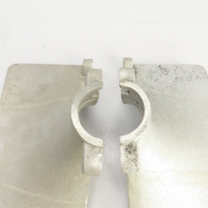 Cast Aluminum Adapter Column Base Bolt Together 1-7/8" Hole Set Of 2